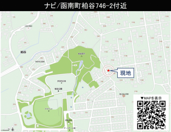 �É����c���S���쒬���J���O����1156-9�̐V�z��ˌ��Ă̌��n�ē��}
